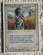 Swords to Plowshares MP Unlimited 1993 Original Mtg