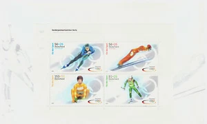 Signos postales especiales serie marcas para el deporte Juegos Olímpicos de Invierno 2002 - Imagen 1 de 4