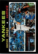 2020 Topps Heritage Aaron Judge #395 New York Yankees Baseball Card