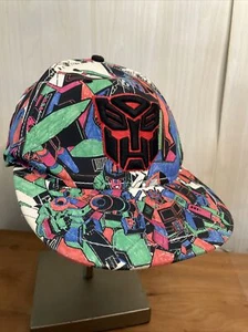 Gorra Transformers Ajustada Flatbill Multicolor Talla L/XL 2011 Dreamworks Hasbro - Imagen 1 de 5