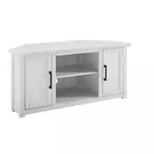 CROSLEY FURNITURE Corner TV Stand 47.75" W, Fits 50" TVs W/ Cable Management - Picture 1 of 7