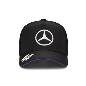 Gorra de béisbol negra Mercedes AMG Petronas F1 2024 Lewis Hamilton - Imagen 1 de 4