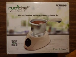Chocolate Melting Warming Fondue Set - 25W Electric Choco Melt / Warmer Machi... - Picture 1 of 3