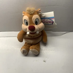 Disney Dale Chipmunk Plush The Disney Store Chip & Dale Pre-Owned w/ Tag 8” - Picture 1 of 4