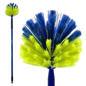 Cobweb Brush Long Reach Extending Handle Cob Web Feather Duster Brush Domed - Picture 1 of 8