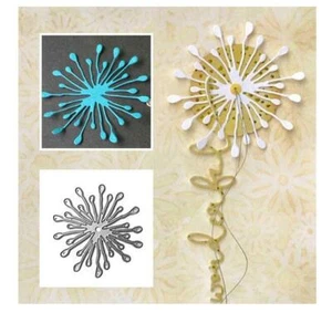 Troqueles de corte de metal para flores artesanales decoración álbum de recortes papel manualidades plantillas troqueles  - Imagen 1 de 4