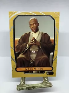 Carta collezionabile Mace Windu 22 Star Wars Topps 2012 Galactic Files - Foto 1 di 4