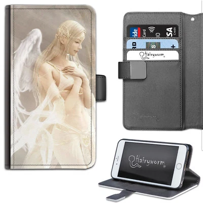 Fantasy Fairy Angel PU Leather Phone Case;Side Flip Cover For Apple/Samsung - Image 1 of 4