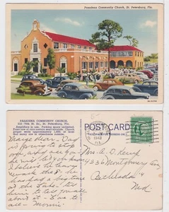 TurtlesTradingPost - Pasadena Community Church - 1943 St Petersburg, FL Post Card - Bild 1 von 1