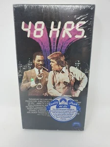48 HRS. Hours (VHS, 1988) Murphy, Nolte New/Sealed with Paramount Watermarks - Picture 1 of 7