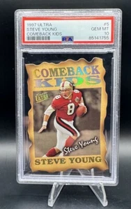 1997 Fleer Ultra Comeback Kids #5 Steve Young San Francisco 49ers PSA 10 - Picture 1 of 2