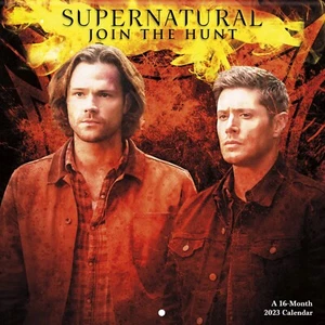 Supernatural Join The Hunt 2023 16 Month Wall Calendar New In Shrink Wrap - Picture 1 of 2