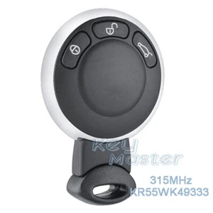 for BMW Mini Cooper Countryman Paceman 2006-14 315MHz Remote Key Fob KR55WK49333 - Picture 1 of 5