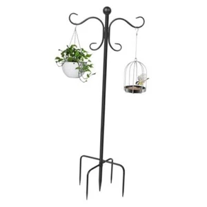 76 Inch Adjustable Double Shepherds Hooks for Outdoor Heavy Duty, Two Sided 1 - Picture 1 of 7