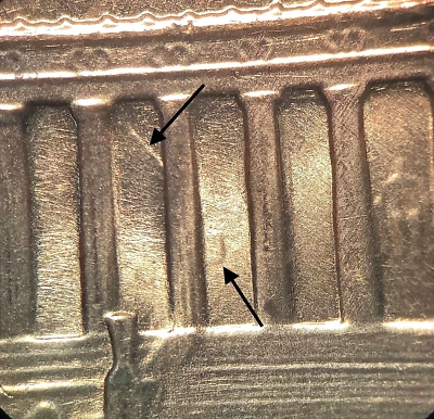 1989 P Lincoln Memorial Cent-"Clashed Die & Misaligned Die Mint Error"-AU/RB - Image 1 of 4