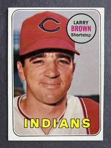 1969 Topps #503 Larry Brown (Cleveland Indians) - Picture 1 of 2