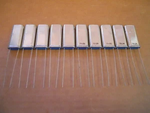 XTAL 96.100 KHz Lot of (10) Crystal Oscillators NEW RARE VINTAGE Ham Military - Picture 1 of 1