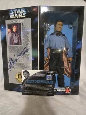 Figura Kenner Star Wars 12" firmada por Billy Dee Williams Lando Calrission 1996 Foto 1 de 4