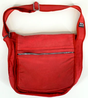 Bolso Mensajero Vintage Marimekko Rojo Talla M Foto 1 de 4