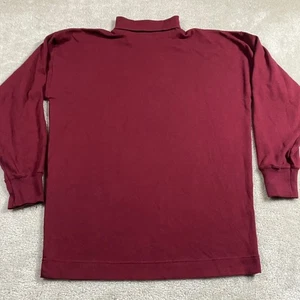 VTG Gap Turtleneck Mens XL* Red Cotton Preppy 90s Sweater Pullover Heavyweight - Picture 1 of 6