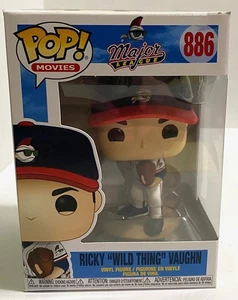 FUNKO POP, RICKEY "WILD THING" VAUGHN, VINYL FIGURE MOVIES #886 - Picture 1 of 1