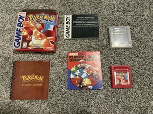 Pokemon Red Version (Nintendo Game Boy, 1998) First Print USA Tested/Saves - Picture 1 of 6