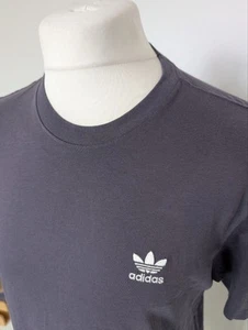 Adidas Originals Trefoil T-Shirt Men's Small Essentials Navy Blue - Picture 1 of 5