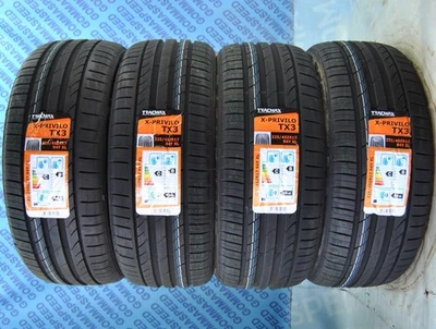 Treno completo 4 pneumatici estivi 225/45/17 94Y XL Tracmax TX3 gomme nuove D25 - Image 1 of 4