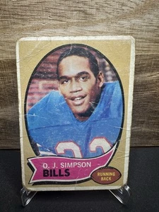 1970 TOPPS O. J. SIMPSON RC ROOKIE CARD THE JUICE BUFFALO BILLS #90 - Picture 1 of 2