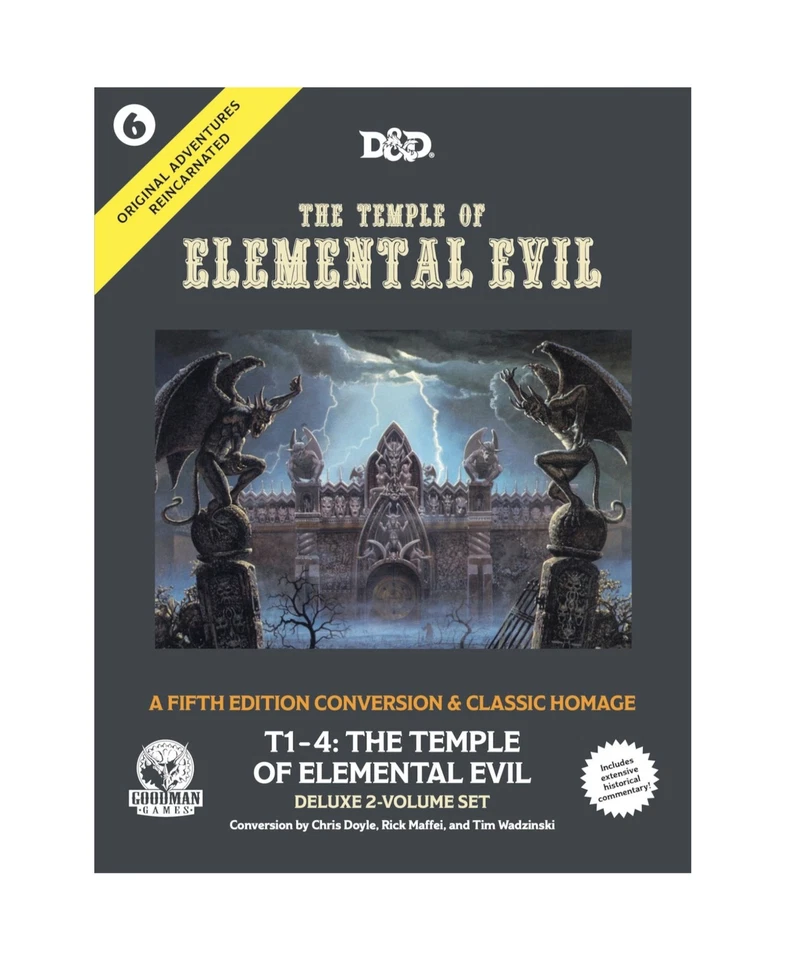 Goodman Games Original Adventures Reincarnated #6: The Temple of Elemental Evil, 2021 (GMG50006)