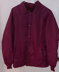 De Colección Años 70 Sears Ropa Exterior Sherpa Forrada Chaqueta Para Hombres Pequeña Cortavientos Entrenadores Años 80 - Imagen 1 de 4