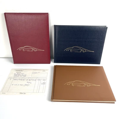 3 LE. Porsche Year Books 1982–86 Signed AP Susann Miller Invoice, 944 Centerfold - Imagem 1 de 4
