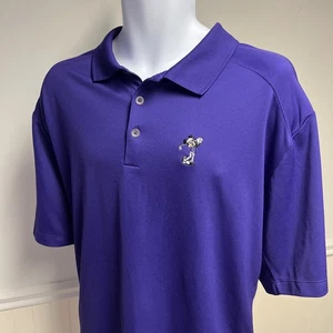 Polo Nike Dri Fit Tour Performance Mickey Mouse Bordado Púrpura Talla XXL - Imagen 1 de 12