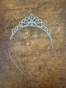 Tiara vintage años 50 pedrería concurso nupcial graduación quinceañera corona - Imagen 1 de 5