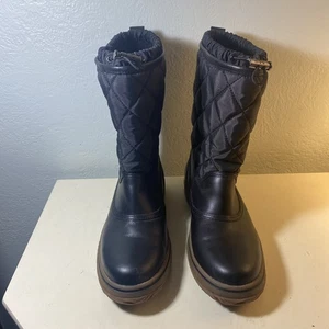 Coach New York Samara Aniline Black Winter Boots A9175 Women's Size US 8b EUR 38 - Picture 1 of 18