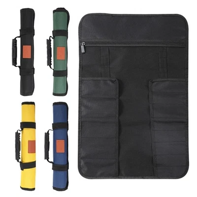 Tool Rolls Up Pouch Tool Rolls Multipurpose Wrench Rolls Up Bag Tool Rolls - Image 1 of 4