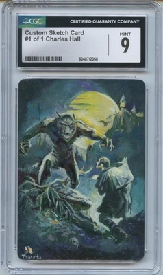 Typhoon Productions A Haunted Horror Story Art Sketch Charles Hall 1/1 CGC 9 - Image 1 of 2