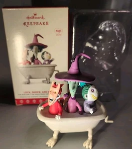 2017 Hallmark The Nightmare Before Christmas Lock, Shock and Barrel - Picture 1 of 10
