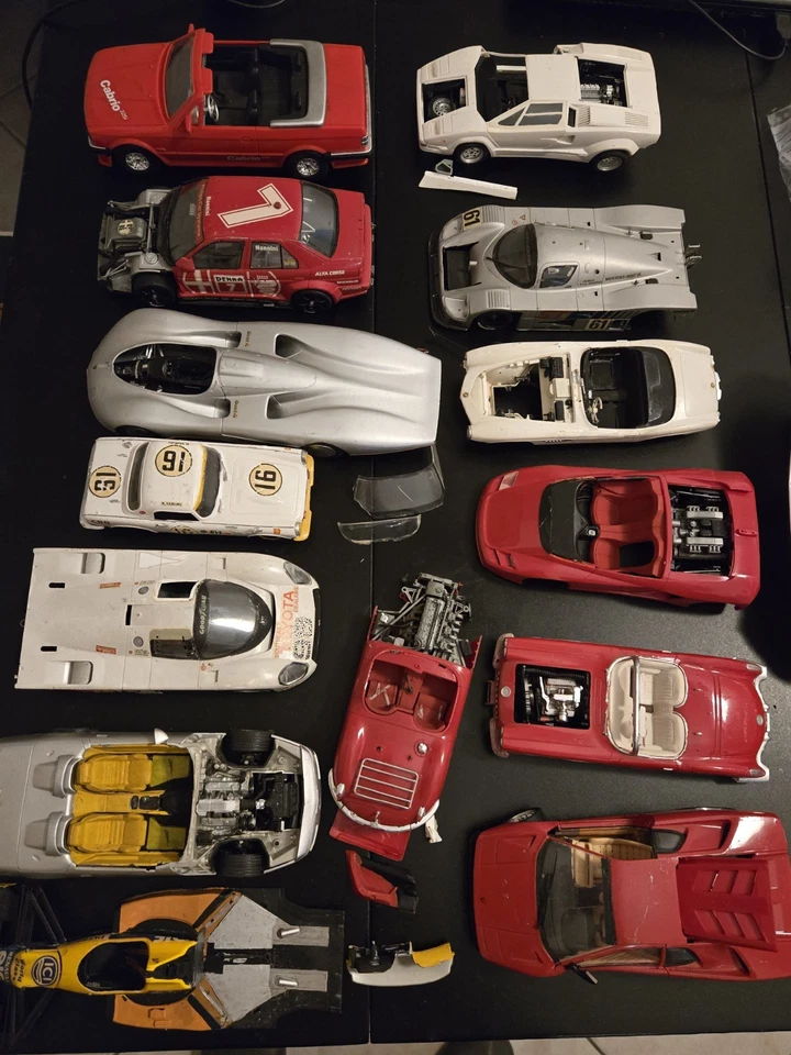 Kit Modellini Auto 1/24 Lotto Esci Tamiya, Italeri, X Restauro Ricambi - Immagine 1 di 4