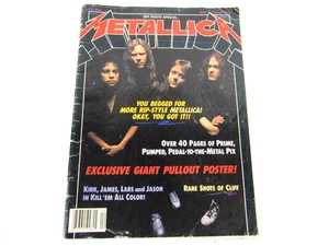 Metallica RIP Photo Special Magazine 1989 NO Poster Heavy Metal Vintage - Bild 1 von 11