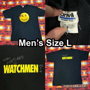 Watchmen 2009 Movie Promo T-Shirt Men’s Large Who Watches The Watchmen DC Comics - Picture 1 of 13