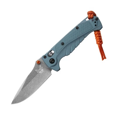 Hecho en Banco - Mini Cuchillo Exterior Adira 18065, Borde Liso con Profundidad Azul Grivor... Foto 1 de 4