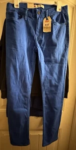 NEW Levis 510 SKINNY Jeans ROYAL BLUE Boys 18-29x29 - Picture 1 of 4