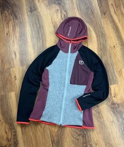 Ortovox Women's Merino/Fleece Plus Full Zip Hoodie Jacket M Outdoor Trekking - Picture 1 of 22