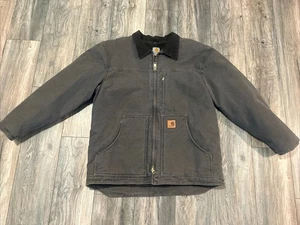 Carhartt C61 GVL Gray Sandstone Ridge Sherpa Lined Coat Men’s L Really Nice - Bild 1 von 17