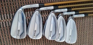 Ping G700 Orange Dot Iron Set 5pc 7-Pw,Uw FUBUKI Regular Flex Carbon Shaft RH - Picture 1 of 5