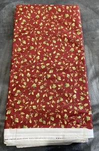 Harvest Breeze Red Rooster Quilting Fabric #24680 Autumn Pattern 5yds x 42 in - Picture 1 of 6