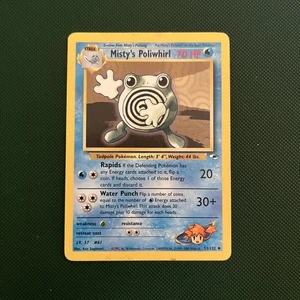 Pokemon Misty's Poliwhirl 53/132 Gym Heroes Englisch Vintage 1995 - Bild 1 von 2