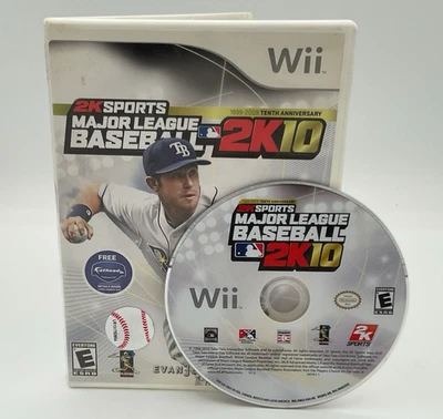 Nintendo Wii Major League бейсбол 2K10 проверено полный Быстрая бесплатная доставка! - Изображение 1 из 4