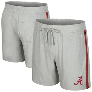 Men's Colosseum Gray Alabama Crimson Tide Mac Shorts - Picture 1 of 3
